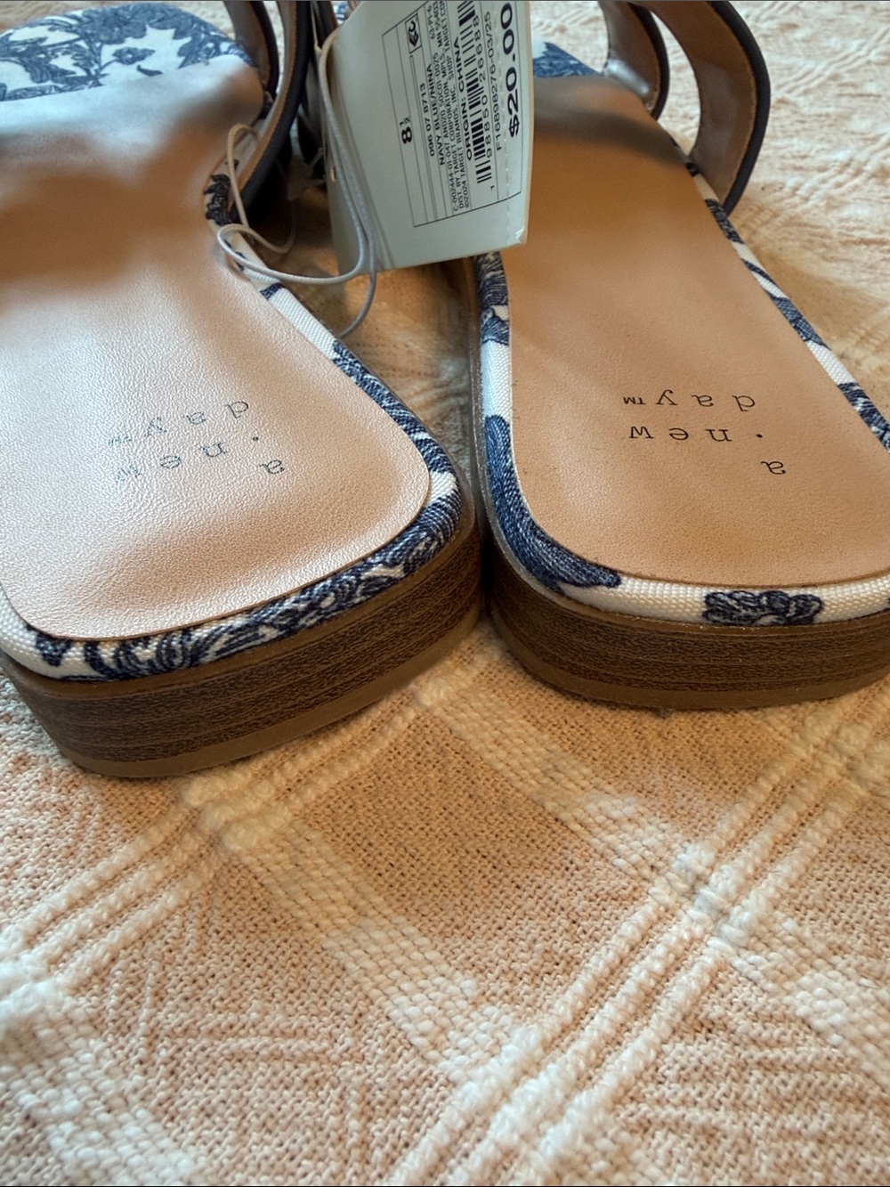 A new day target Nina slide sandals toile 8.5 new - Picture 7 of 7